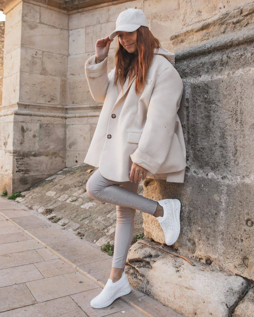 ZAPATILLAS DEPORTIVAS DE TELA BLANCA PARA MUJER  CARLEE
