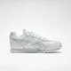 Zapatillas deportivas Reebok blancas con franjas metalizadas royal  classic jogger