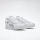 Zapatillas deportivas Reebok blancas con franjas metalizadas royal  classic jogger