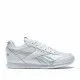 Zapatillas deportivas Reebok blancas con franjas metalizadas royal  classic jogger