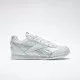 Zapatillas deportivas Reebok blancas con franjas metalizadas royal  classic jogger