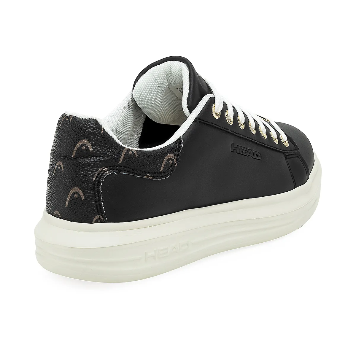 Zapatillas Head Plataforma Paris Mujer Negra