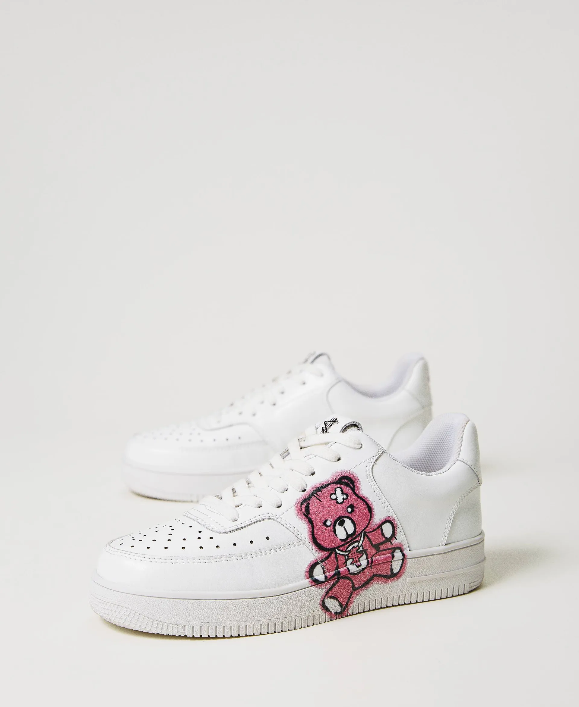 Zapatillas MYFO en piel con estampado