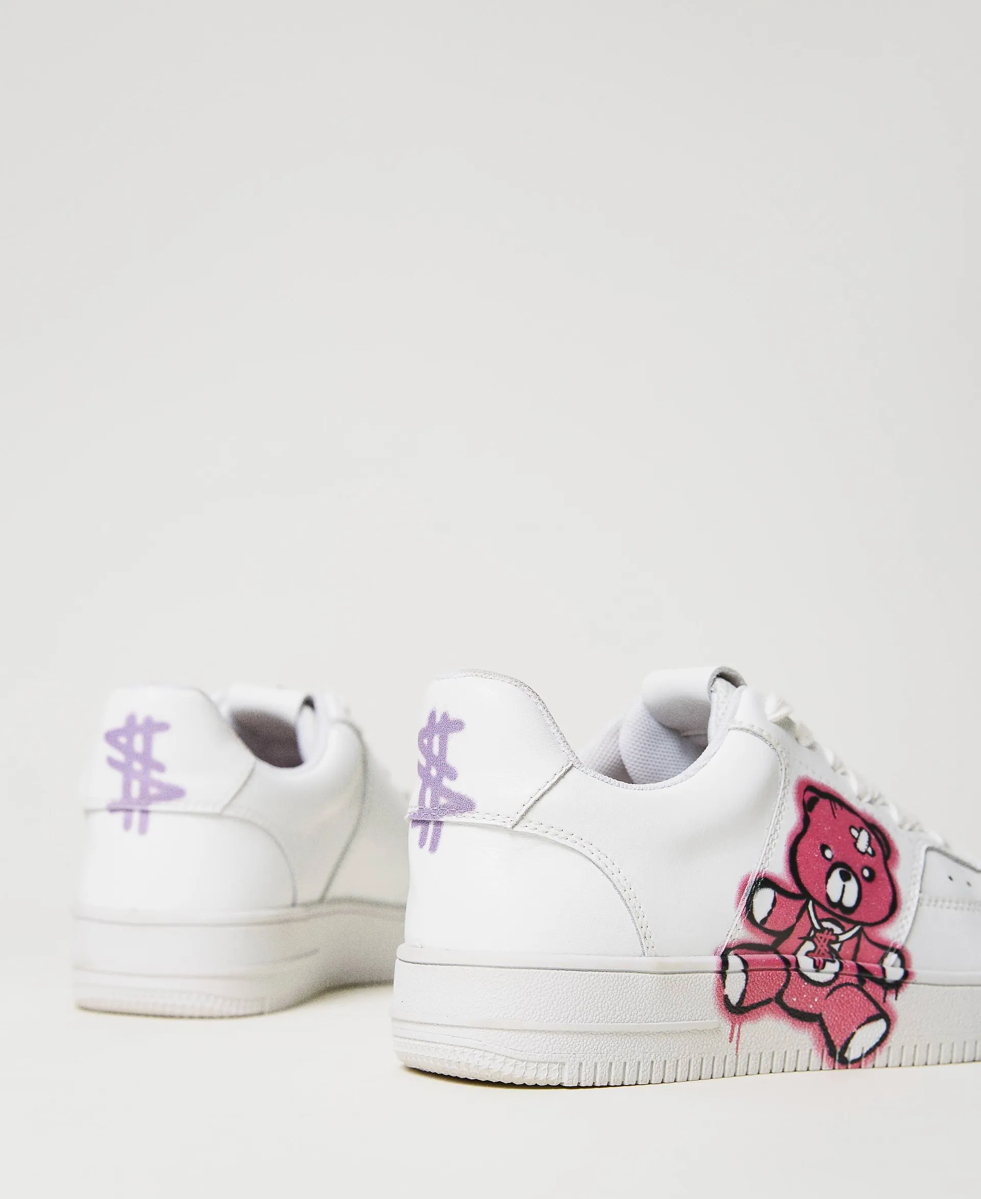 Zapatillas MYFO en piel con estampado