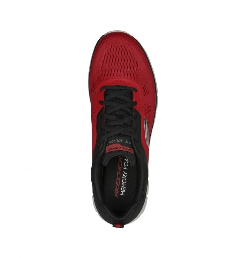 Zapatillas Track Broader rojo, negro