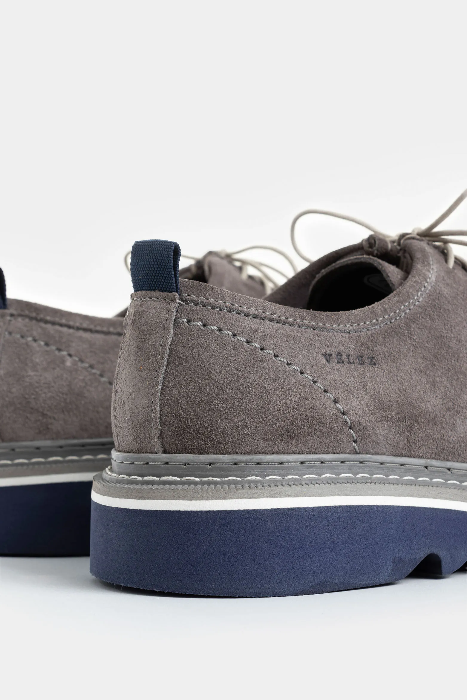 Zapatos cordón nova de cuero para hombre textura gamuzada